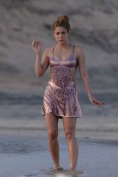 Shakira Debuts Metallic Fringe Bikini in Cabo