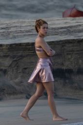 Shakira Debuts Metallic Fringe Bikini in Cabo