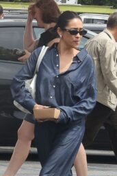 Shay Mitchell Debuts Denim-on-Denim Chic