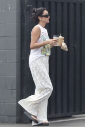 Shay Mitchell Debuts Lace Pants & Ninja Turtles Tee in LA – 23 08 2025