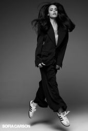 Sofia Carson Debuts Daring High-Low Glamor for Billboard Italia
