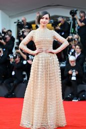 Sofia Carson Debuts Embellished Nude Gown at Venice 2025 “Frankenstein” Premiere