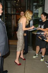 Sophie Turner Snake Print Dress New York