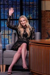 Sophie Turner Unveils Dark Romanticism for Late Night