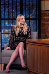 Sophie Turner Unveils Dark Romanticism for Late Night