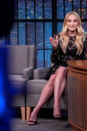 Sophie Turner Unveils Dark Romanticism for Late Night