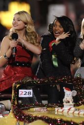 Stefanie Scott Attends Hollywood Christmas Parade in Velvet Punk