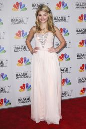Stefanie Scott Attends NAACP Image Awards in Crystal Bloom