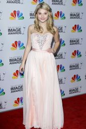 Stefanie Scott Attends NAACP Image Awards in Crystal Bloom