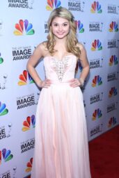 Stefanie Scott Attends NAACP Image Awards in Crystal Bloom