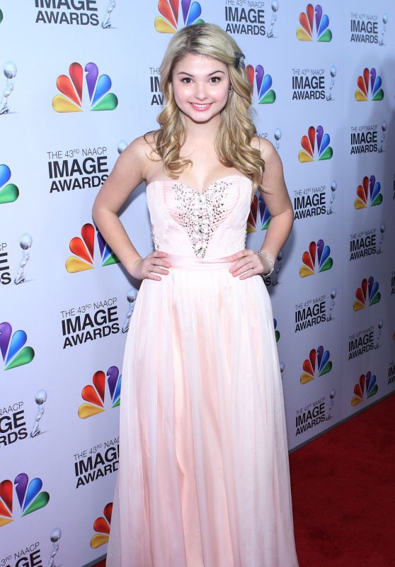 Stefanie Scott Attends NAACP Image Awards in Crystal Bloom