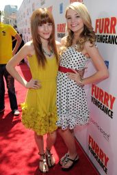 Stefanie Scott Debuts Polka Dot Pop at Furry Vengeance Premiere