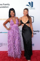 Storm Reid Unveils Feather-Light Glamour in LA