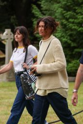 Zendaya’s Autumnal Street Style in London is a Masterclass in Laid-Back Luxury