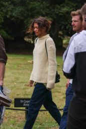 Zendaya’s Autumnal Street Style in London is a Masterclass in Laid-Back Luxury