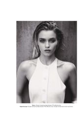 Abbey Lee Champions Giorgio Armani Minimalism for Vogue Australia 2025
