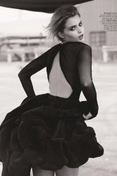 Abbey Lee Champions Giorgio Armani Minimalism for Vogue Australia 2025