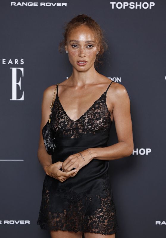 Adwoa Aboah Commands ELLE Style Awards in Noir Lace Whimsy