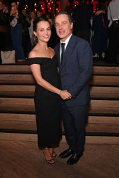 Alicia Vikander Commands London Press Night in Sculpted Black Dress