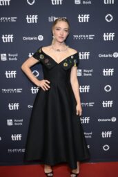Amanda Seyfried Attends TIFF Premiere in Floral Noir – Sept 2025