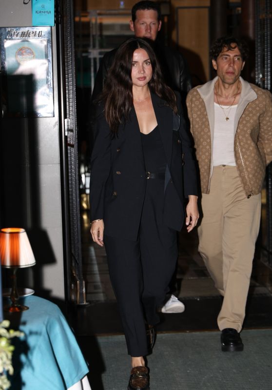 Ana de Armas Defines Modern Power Dressing in Paris 2025