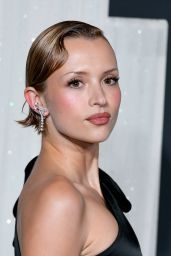 Angele Unveils Couture Dress At Ballet Gala In Black Satin Ruffle Gown