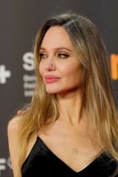 Angelina Jolie Embodies Velvet Minimalism at San Sebastian Film Festival