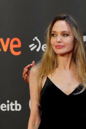 Angelina Jolie Embodies Velvet Minimalism at San Sebastian Film Festival