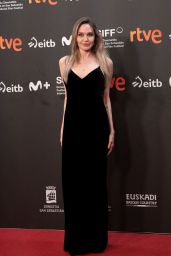 Angelina Jolie Embodies Velvet Minimalism at San Sebastian Film Festival
