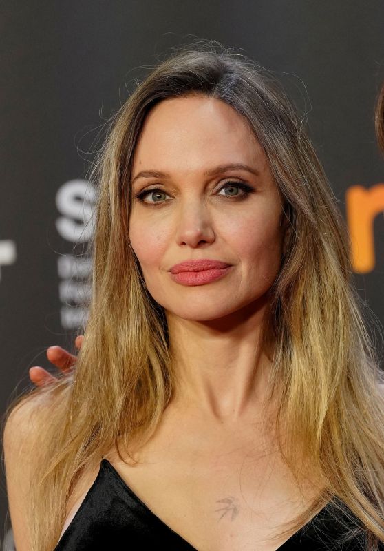 Angelina Jolie Embodies Velvet Minimalism at San Sebastian Film Festival