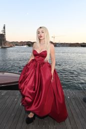Ava Max Crimson Drama at amfAR Venezia