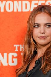 Bailee Madison Debuts Satin-Plaid Contrast at “The Long Walk” Premiere in LA