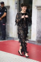 Blanca Suarez Commands San Sebastian In Black Sequin Fringe