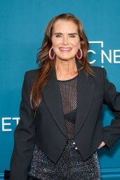 Brooke Shields Ignites AMC Networks Upfront Glitter Disco Shorts