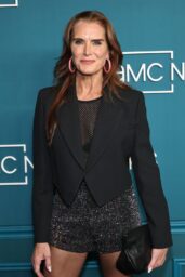 Brooke Shields Ignites AMC Networks Upfront Glitter Disco Shorts