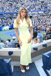 Brooks Nader - Debuts a Polka Dot Polo Dress at the US Open 2025