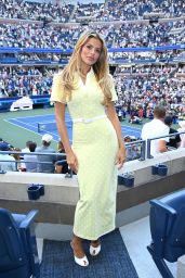 Brooks Nader - Debuts a Polka Dot Polo Dress at the US Open 2025