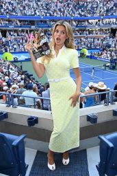 Brooks Nader - Debuts a Polka Dot Polo Dress at the US Open 2025