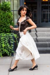 Camila Cabello Selects Bohemian Chic Street Style In Tribeca 2025
