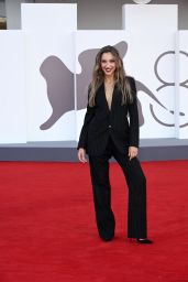 Carlotta Fiasella Debuts Pinstripe Power at Venice Film Festival 2025