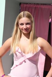 Cassidy Nugent Debuts Premiere Ruffled Pink Silk