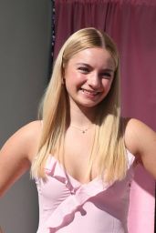 Cassidy Nugent Debuts Premiere Ruffled Pink Silk