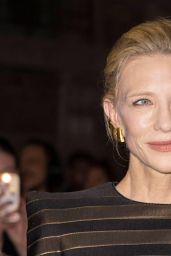Cate Blanchett Commands Front Row In Sculpted Armani Privé Tuxedo