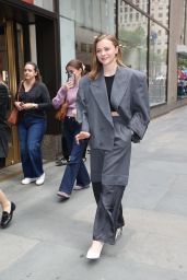 Chloe Grace Moretz Champions Deconstructed Tailoring