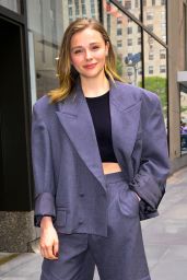 Chloe Grace Moretz Champions Deconstructed Tailoring