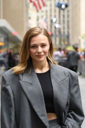 Chloe Grace Moretz Champions Deconstructed Tailoring