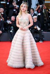 Clara Galle Attends “Frankenstein” Red Carpet at Venice Film Festival 2025