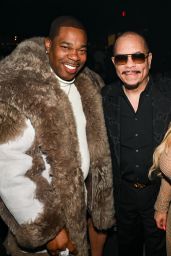Coco Austin Debuts Patent Black Catsuit Angular Cutouts