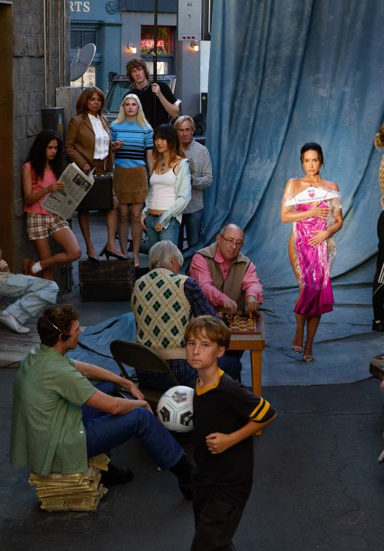 Demi Lovato Champions Urban Surrealism in Pink Spotlight