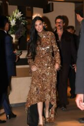 Demi Moore Commands Gucci After-Party in Gilded Motion